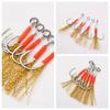 Sharp Metal Jig Double Hooks Gill Fish Swift Solid Ring Jigging Fishhook   Freshwater Lure
