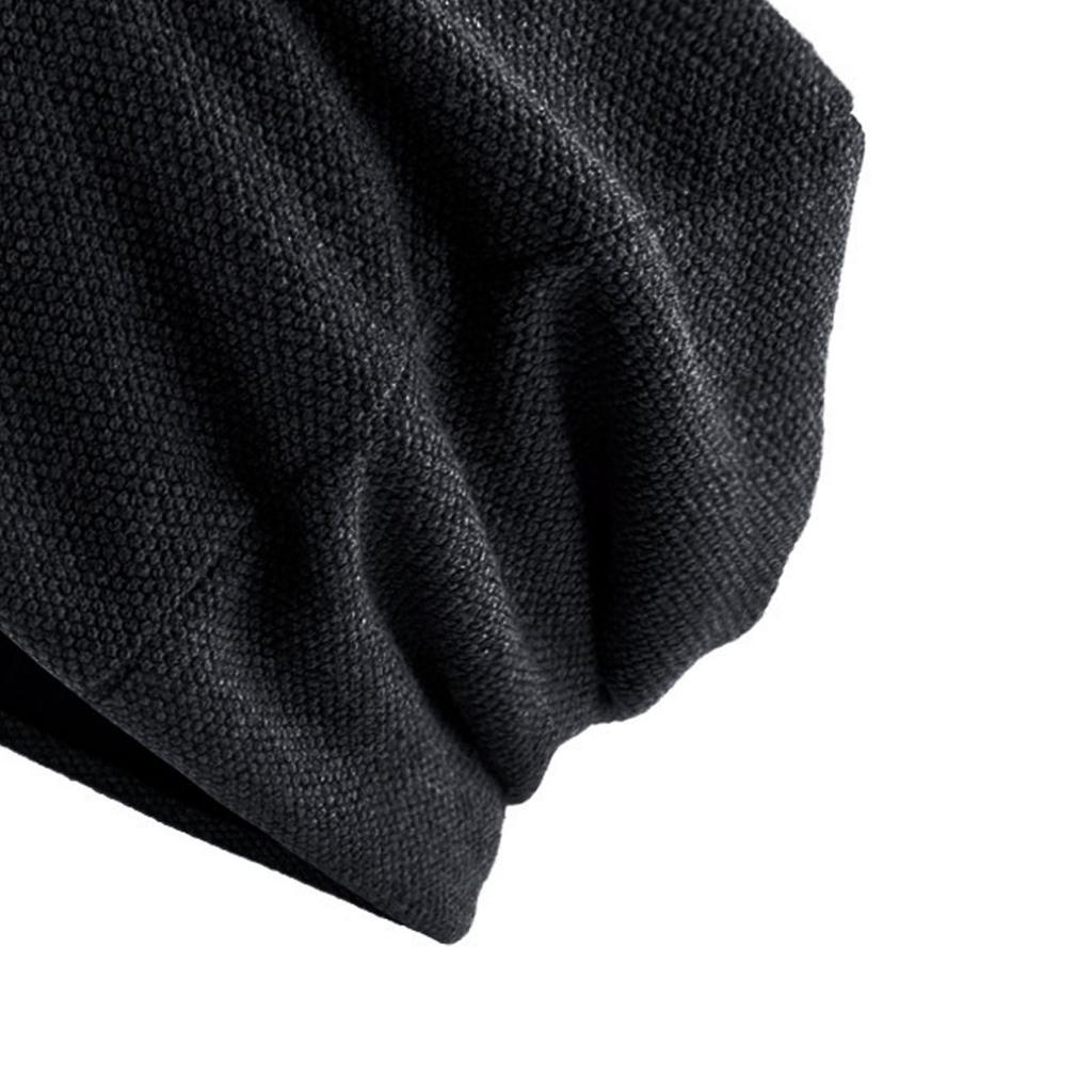Черная утепленная шапка однотонная дышащая модная однотонная шапка для обертывания головы для езды, спортзала, вечеринки