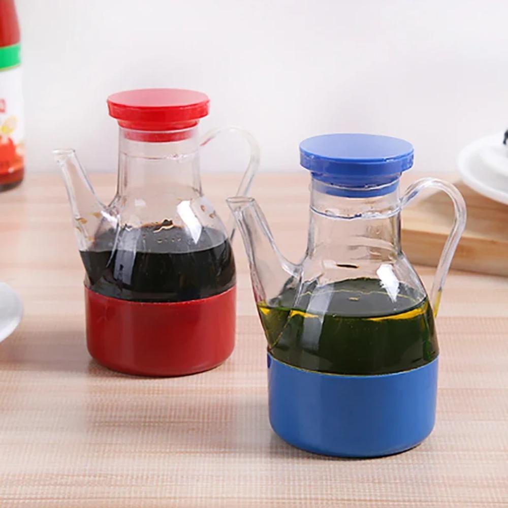 with Handle Oil Dispenser Plastic Condiment Container Household Vinegar Bottle Soy Sauce