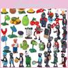 Plants Vs Zombies Series Egypt Private Wild West Pvc Toy Action Figures Set New Fun Easter Decoration For Kids