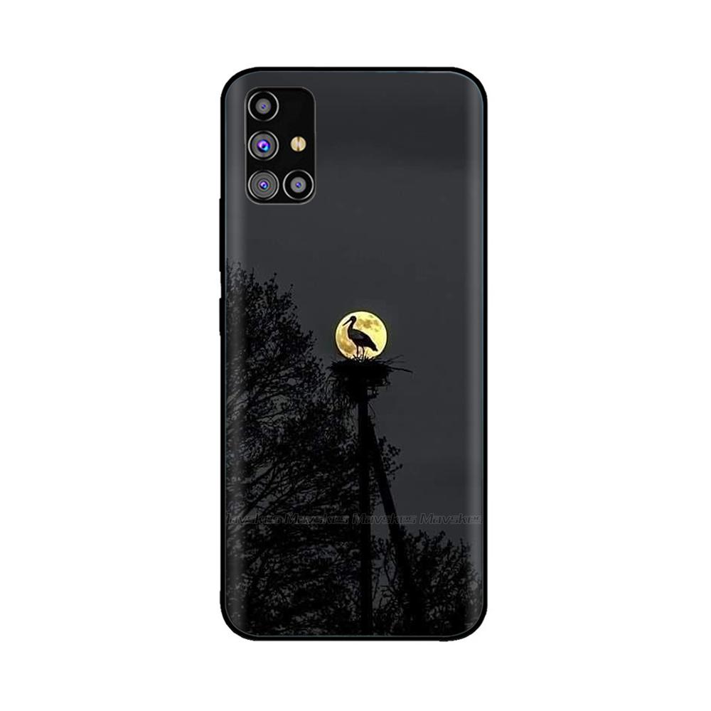 Ударопрочный чехол для Samsung Galaxy M31s Чехол M317F Задняя крышка Мягкий черный силиконовый чехол для телефона Для Samsung Galaxy M31 Чехлы Funda