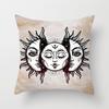 Home Bedroom Living Room Sofa Cushion Cover Decoration Sun Moon Mandala Series Pattern Printing Pillowcase