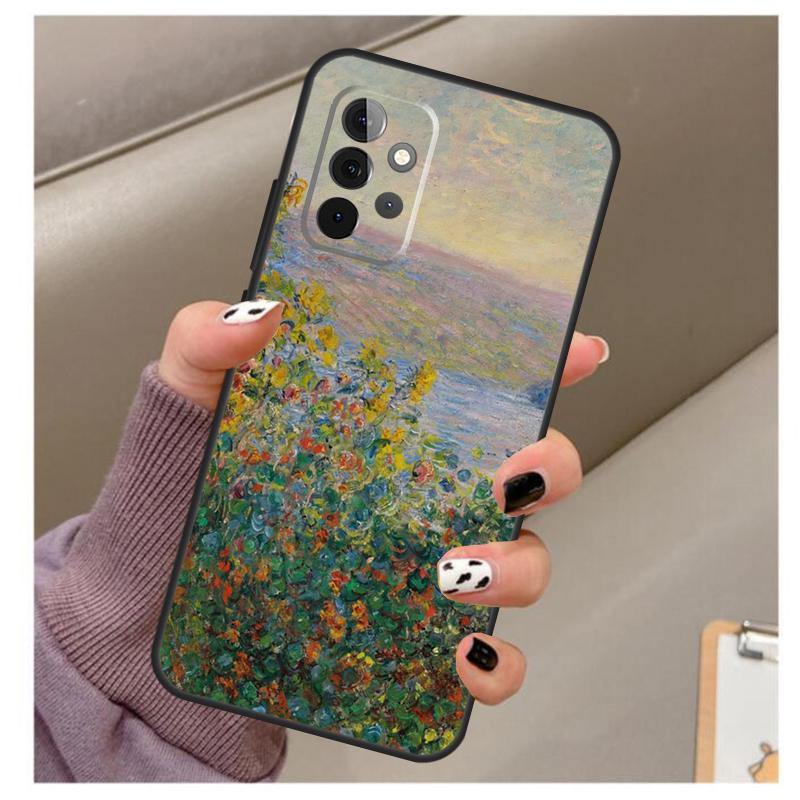 Чехол-органайзер с цветочным рисунком для Samsung Galaxy A33 A13 A53 A34 A54 A14 A15 A16 A26 A36 A56 A12 A32 A52 A06 A35 A55