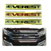 AJF1 3D Hood Emblem Logo Letters Sticker With Glue Chromium Styling Chrome Red White Mate Black Fit For FORD EVEREST