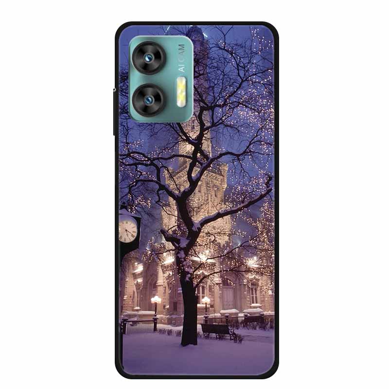 Для Oukitel C36 C35 Чехол Роскошный ТПУ Мягкий Силикон Чехлы для Телефона Задняя Крышка для Oukitel C35 OukitelC36 Ударопрочный Цветы Fundas