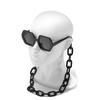 2020 Hot Personalized Chain Sunglasses, Exaggerated Octagonal Sunglasses Women, Glasses Sunglasses