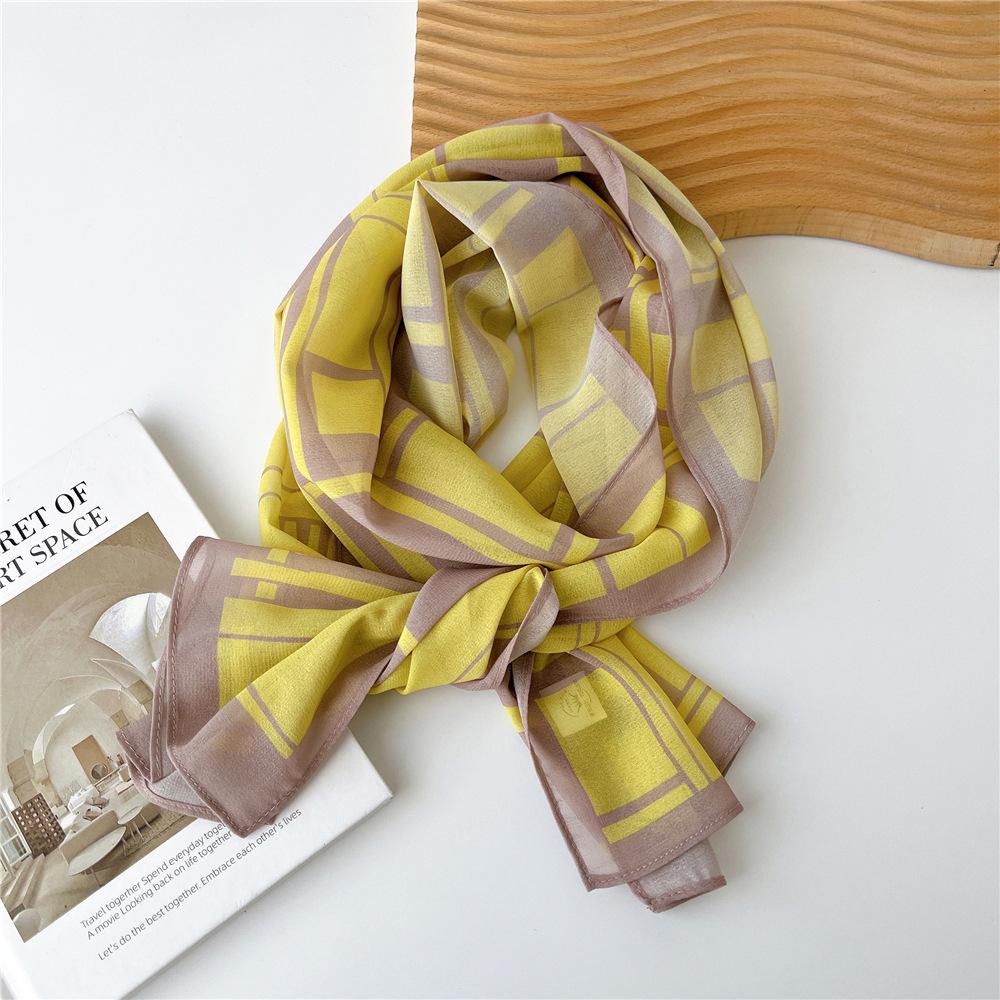 Маленький квадратный шарф из хлопка и льна, шелковый шарф, женский, весна и осень, новый стиль, художественный и универсальный, модный, темпераментный шарф-повязка на голову