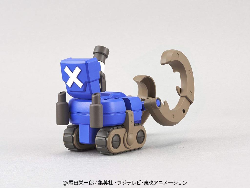 One Piece Chopper Robo Super 3 Horn Dozer Plastic Model Kit No. Pre-colored
