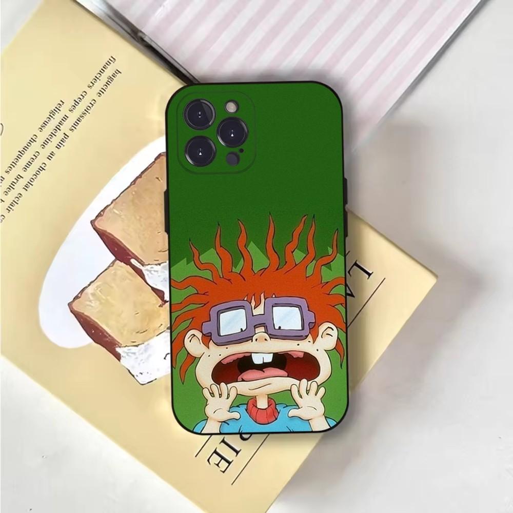 Крутой парень Чакки Анжелика Чехол для телефона для iPhone 16,15,14,13,12,11,Pro,X,XS,Max,XR,Plus,Mini Мягкий черный чехол