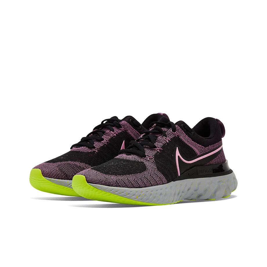 Nike React Infinity Run Flyknit 2 Violet Dust Женские кроссовки Фиолетовый Черный Cyber ​​CT2423-500