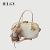 Retro Shoulder Messenger Bag Casual Portable Bowling Bag