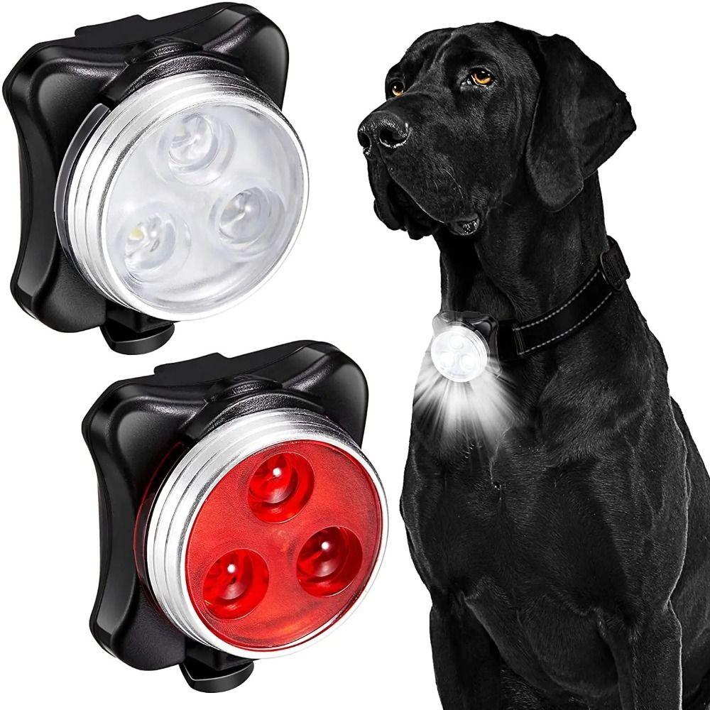 USB Charging Dog Collar Light Waterproof Taillights Durable Bicycle Lights Outdoor Activities