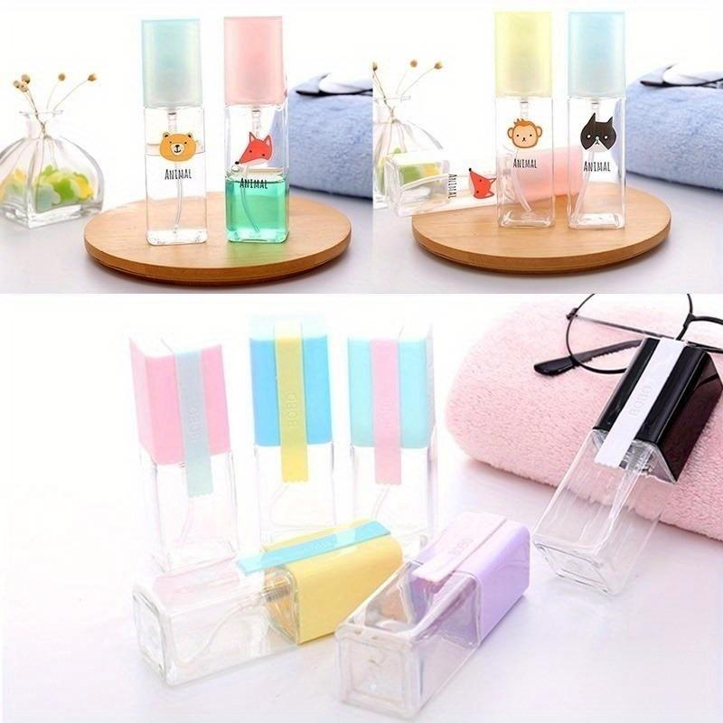 1 шт. 50 мл Дорожный прозрачный мультяшный пластиковый спрей Многоразовая бутылка Маленькая мини пустая Многоразовая Ск ЛС