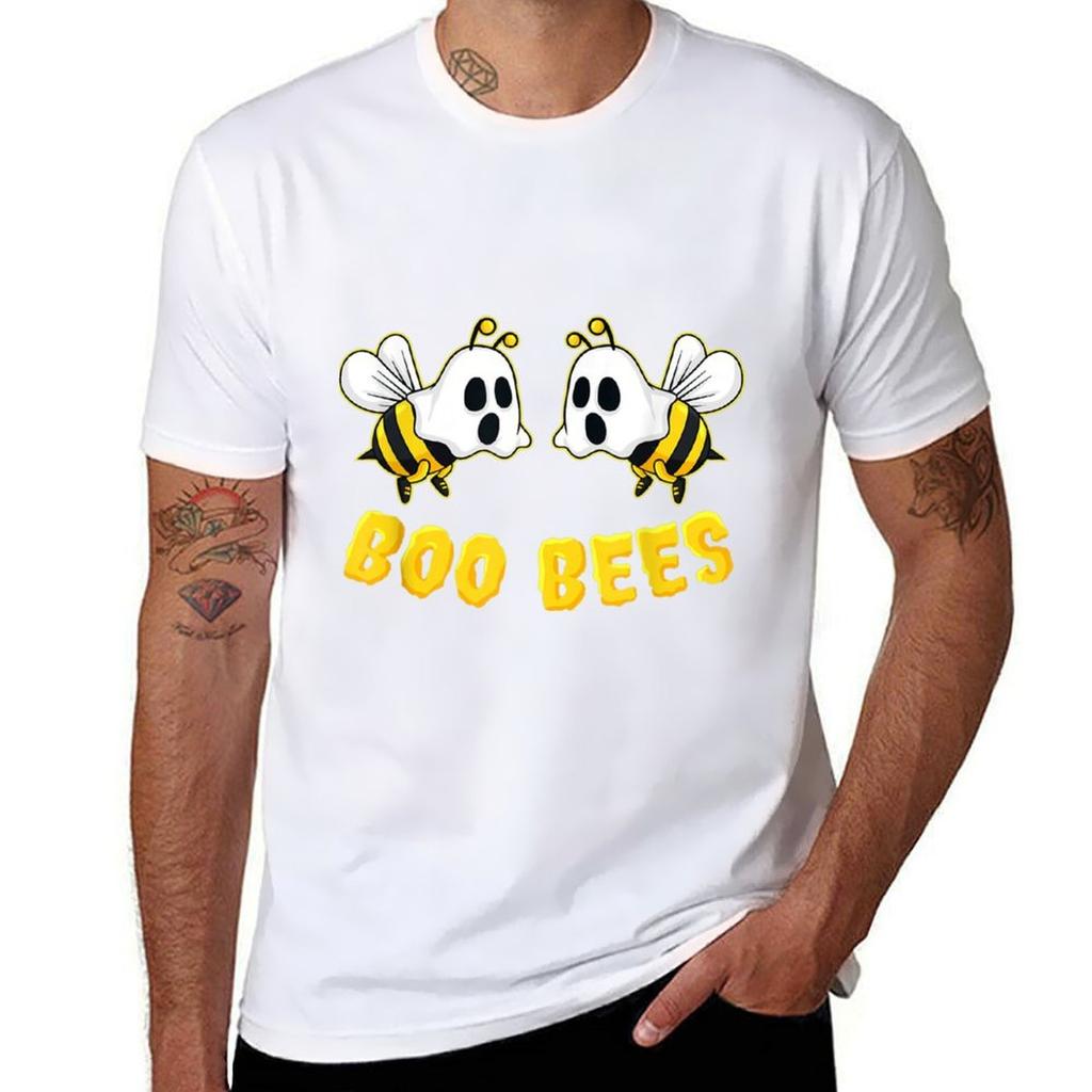 Boo Bees Медицинские Парные Хэллоуинские Футболки Антиперспирант Топ для Тренировок