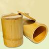 Reusable Bamboo Cooking Pot Natural Steaming Rice Container Bamboo Steamer Rice Bucket  Commercial