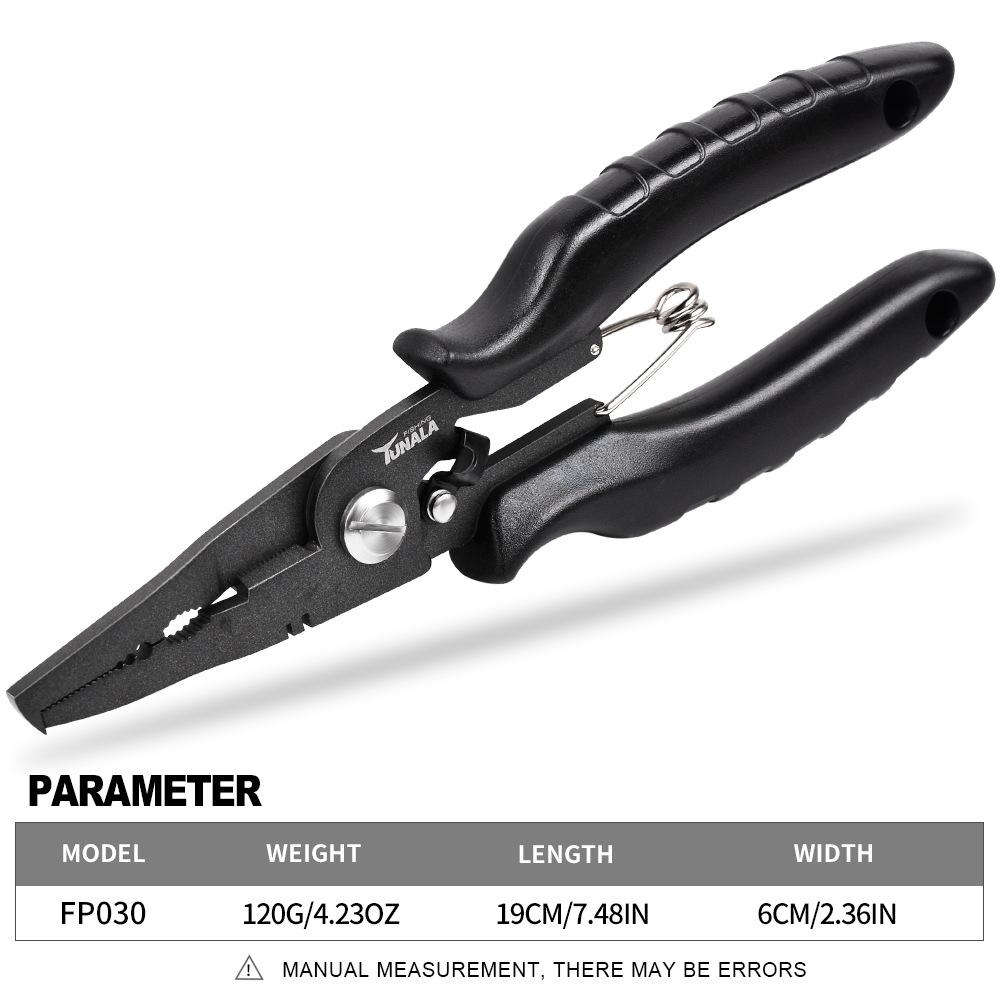 2024 портативные многофункциональные рыболовные плоскогубцы 19 см для снятия крючков, рыболовные снасти из нержавеющей стали, поплавковый контроллер, рыболовные инструменты