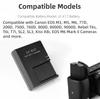 VECASDEN Quick Charger Compatible with Including Canon EOS Rebel and X8i Digital SLR Cameras LC-E17 LP-E17 Cameras, T7i, T6i, T6s, SL3, SL2, 9000D,