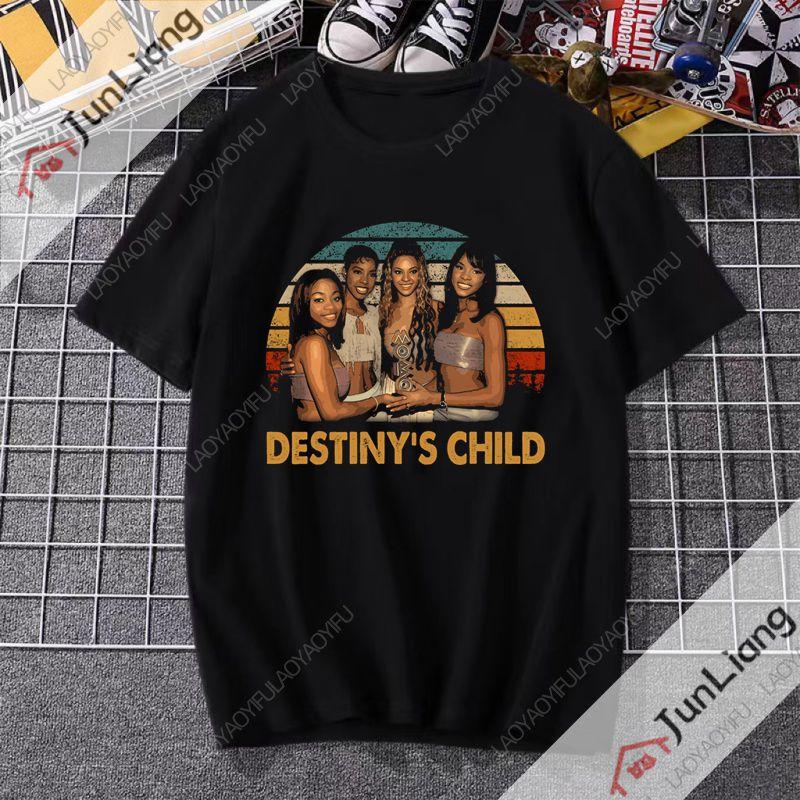 Destinys Child TShirt graphics clothes summer tops shirts for men Fashionable casual relaxed streetwear for both men and women