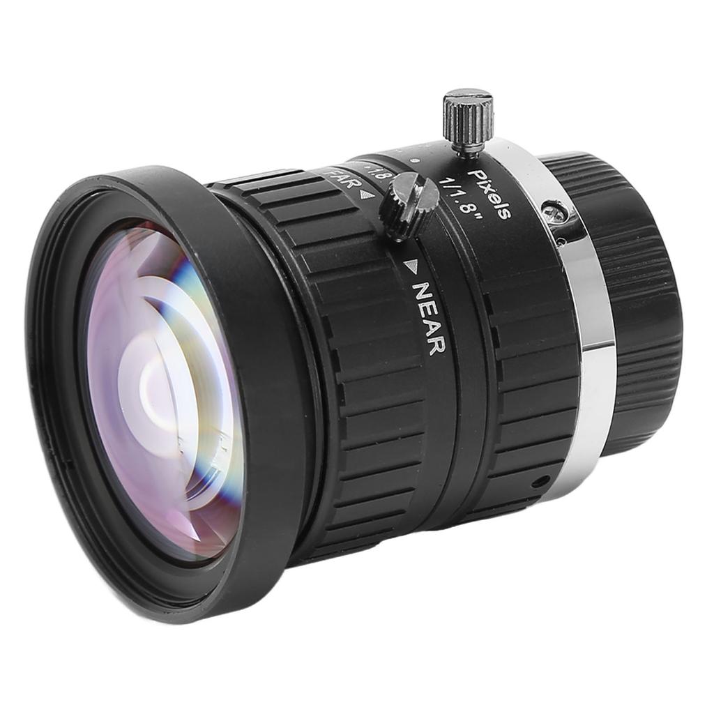 C Mount Lens 4mm Focal Length 10MP Low Distortion Manual Aperture for Industrial Camera