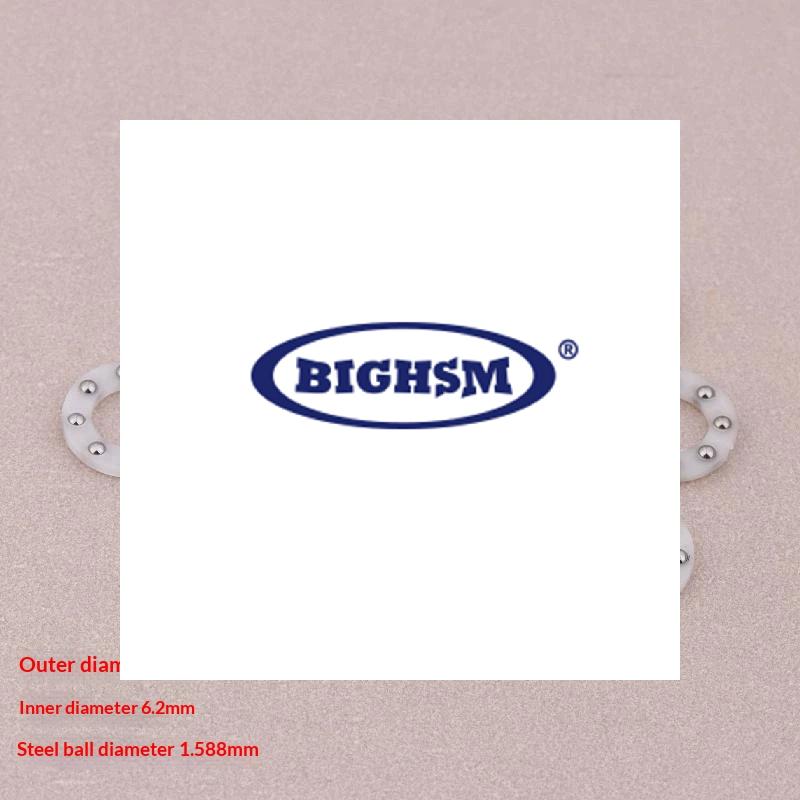 10Pcs Mini Bearing Steel Ball Thrust Plastic Rubber Support Bearing For Folding Knife Tool Accessories