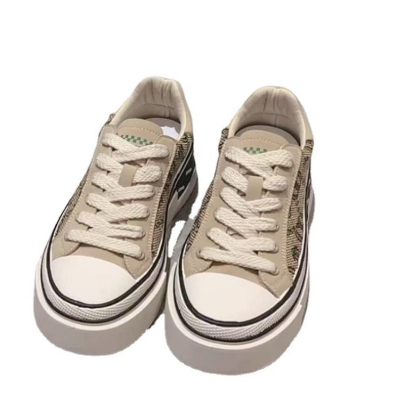 Модные женские кроссовки из графического холста, женская повседневная обувь, осень 2024, новые женские кроссовки на плоской подошве со шнуровкой, Zapatos Mujer Chaussure Femme