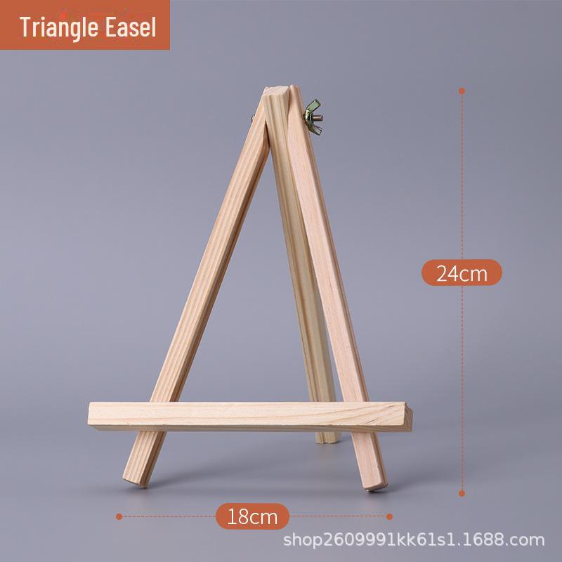 Детский небольшой деревянный настольный мольберт для рисования - идеально подходит для выставок произведений искусства в детском саду
