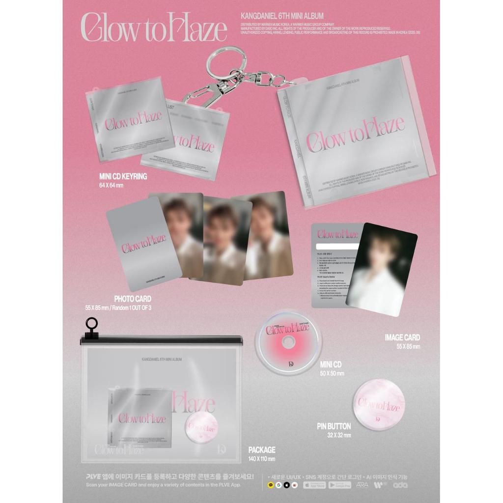 [Предзаказ] KANGDANIEL - MINI 6th [Glow to Haze] МИНИ-CD-БРЕЛОК Версия. (Онлайн-преимущество)