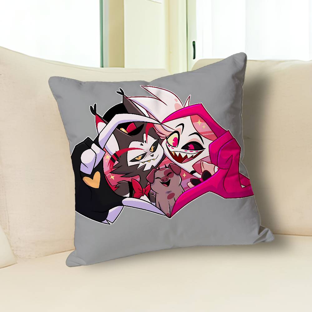 A-Angel D-Dust H-HazbinsS-S Наволочки для Спальни Гостиной Дивана Домашний Декор Полиэстеровая Наволочка на Подушку на Молнии