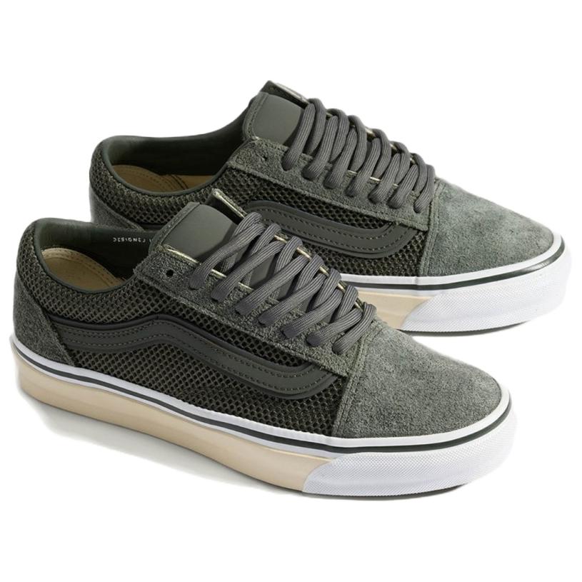 Men's Sneakers Vans Old Skool Skateboard Shoes Unisex Green