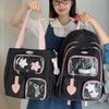 Children's Schoolbag, Girls, Primary School Students, Junior High School Students, Large-capacity Two-piece Backpack
