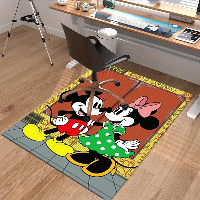 1pc,Mickey & Minnie Mouse Home Office Chair Rug Outdoor Gift Carpet DecorL101
