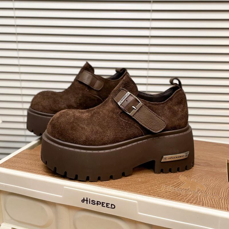 Модные балетки Женская спортивная обувь Платформа Замшевые Повседневные Лоферы Обувь Мода Осень Женские Кроссовки 2025 Дизайнерский бренд Chaussure Femme