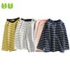 Children's Brand Long-Sleeved T-shirt Baby Striped Bottoming Shirt Boy Spring and Autumn Top