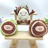 Chestnut Adorable Chinese Plush Keychain Charm Key Loop Bag Doll Decoration