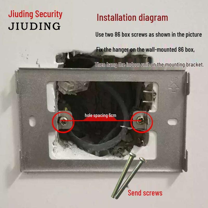 V33 Smart Terminal Visual Intercom Doorbell with Wall Mount Bracket (EH-IS-V33-001)