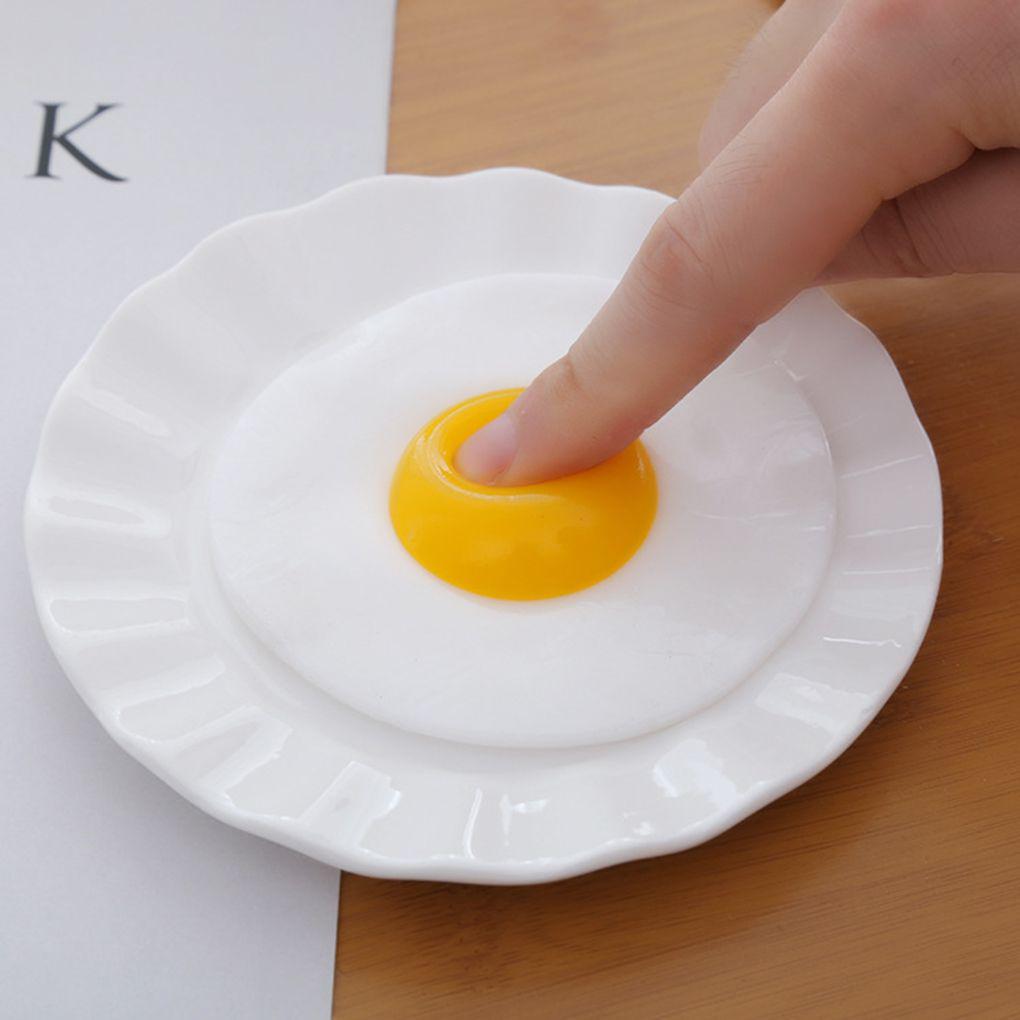 Прекрасное жареное яйцо, снимающее стресс, игрушки, омлет, антистресс, лечебная игрушка для взрослых и детей, давление