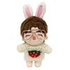 Mini Plush Doll Accessories Cute Heart Frame Plush Doll Eyeglasses For 10cm Dolls Glasses Clothes
