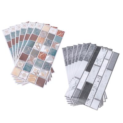 6 шт. обои для кухонного фартука, ПВХ, самоклеящиеся, водонепроницаемые, маслостойкие, отслаиваются и приклеиваются, Backsppl