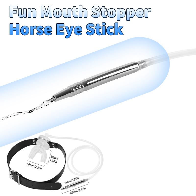 NEW Chastity Cage With Piss Urinal Flow Into Mouth Plug Gag Catheters Cock Cage Adult Games Slave BDSM Sex Toys For Men Women 18