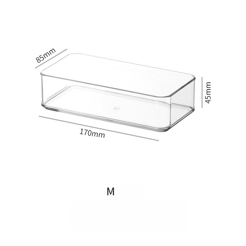 1 шт. прозрачная коробка для хранения органайзер настольный ящик для хранения контейнер ящик органайзер настольная шкатулка для украшений косметика органайзер коробки