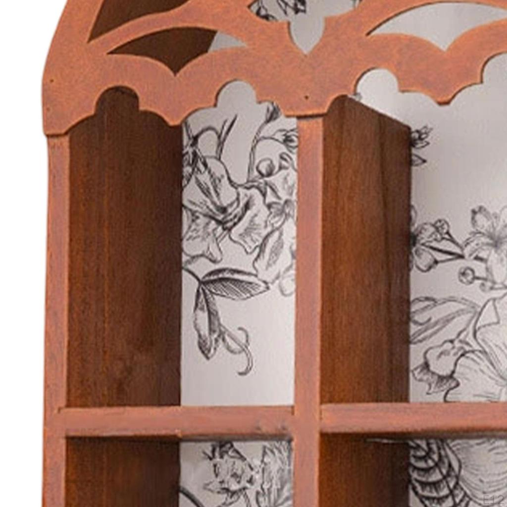 Display Regal Hanges Home Room Decor Figure From Ads Shelf Wood Rail for Essential Oils