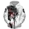 Spring Autumn Men's Zipper Hoodie Sweatshirts 3D Animal Lion Beast Printing Hooded Pullover Fashion Jacket Casual Sportswear