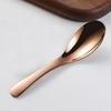 Useful Plating Process Drink Soup Lightweight Stainless Steel Chinese Style Spoon Restaurant Accessory Household Spoon