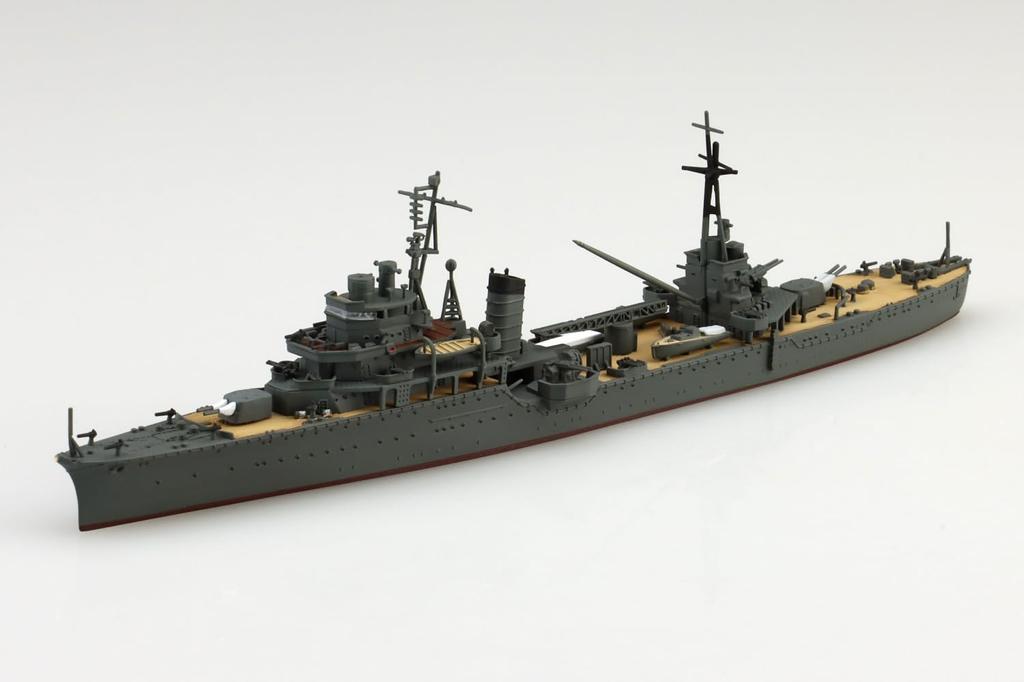 Aoshima Bunka Kyozai (AOSHIMA) 1/700 Waterline No. 355 Japanese Navy Light Cruiser Kashima Plastic Model