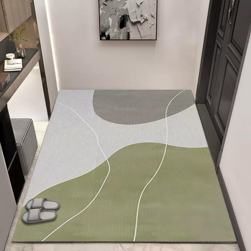 Floor Mat Door Mat Light Luxury Simple Design Entrance Mat Dirt Resistant No Wash Floor Mat
