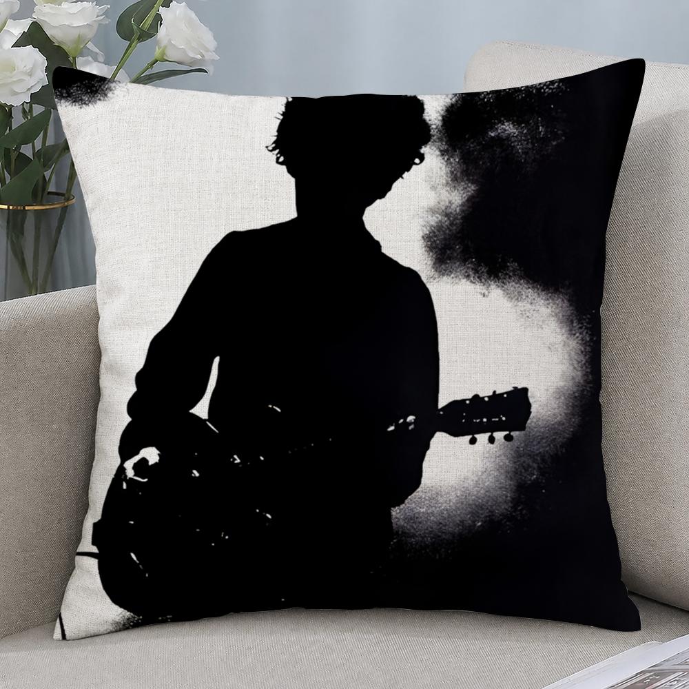 Band The Jesus and Mary Chain Cushion Cover Cushion Covers Natural Linen Breathable Sofa Bedroom Decor Pillowcase