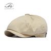 Унисекс регулируемая бейсболка: Классический восьмиклинный британский стиль газетчика