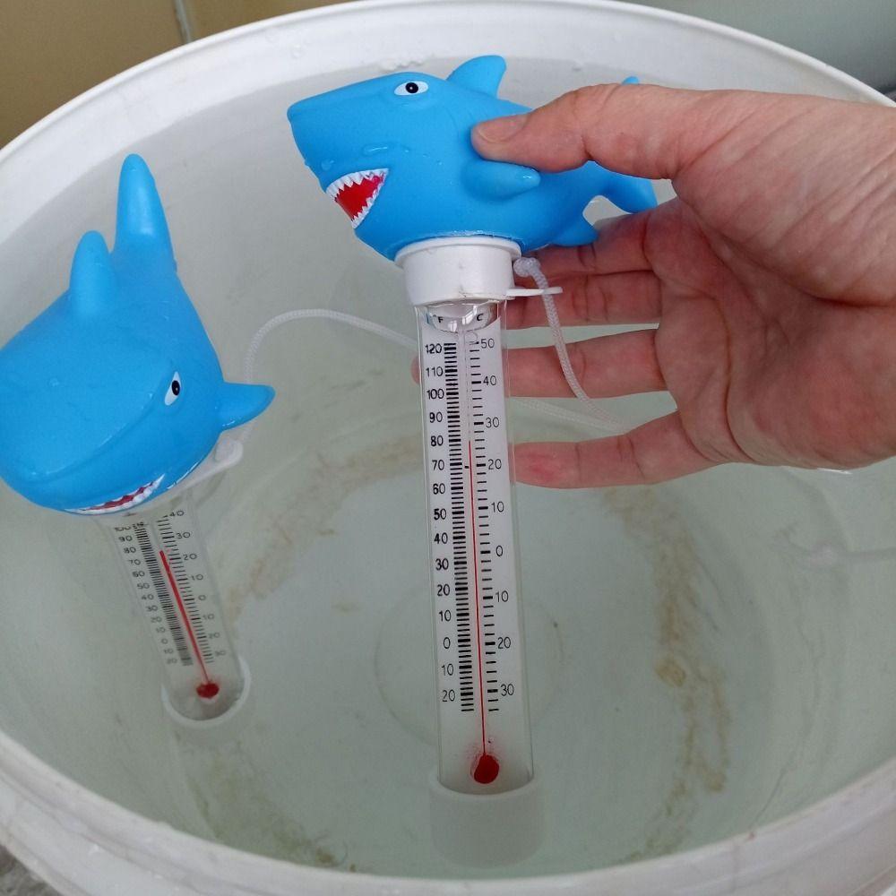 ПВХ Термометр для воды в бассейне Мультяшные животные Водонепроницаемый Термометр для плавательного бассейна Плавающий Точный термометр Бассейны