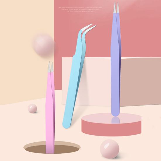 1 комплект, пинцеты-наклейки, прочные, экономичные, высокоэластичные, с плотным зажимом, пинцеты для маникюра, скрапбукинга, дизайна ногтей, магазин маникюра