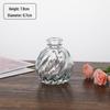Small French Retro Glass Hydroponic Vase for Home Decor